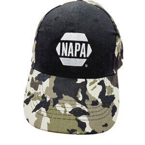 NAPA Camouflage Hat Baseball Cap Adjustable Strap Napa Auto Parts Camo